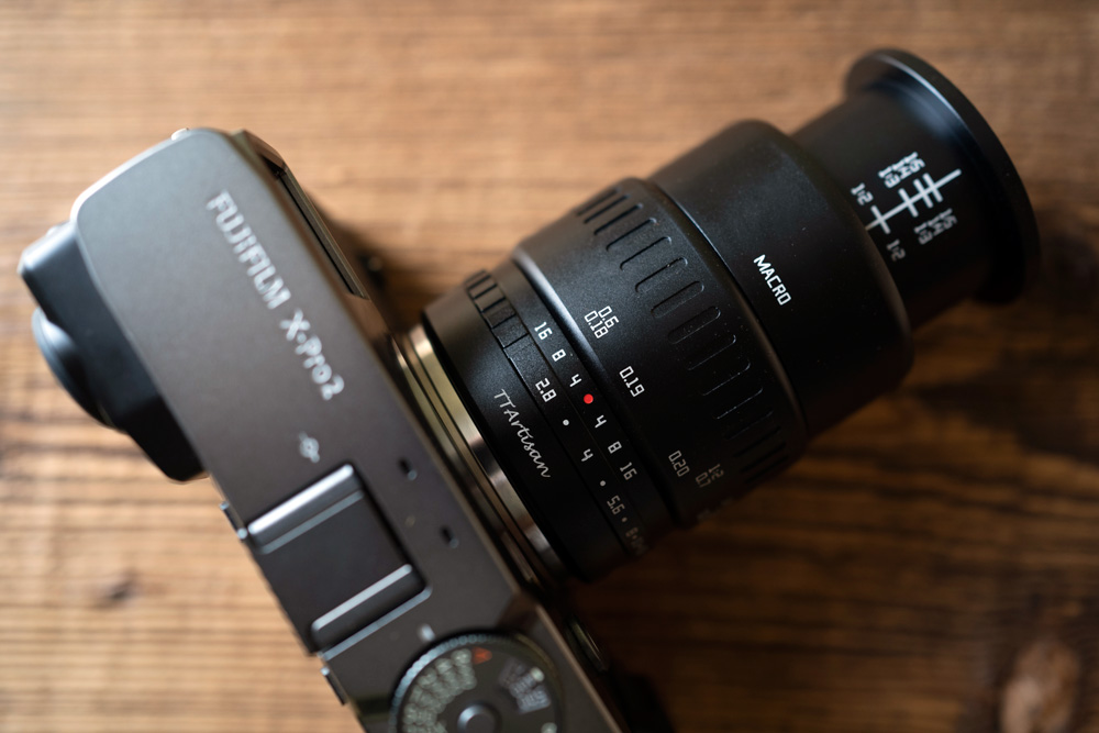 TTArtisan 40mm F2.8 Macro - podłączony do Fujifilm X-Pro2