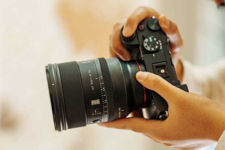 viltrox 50mm F1.4 lens on a sony camera
